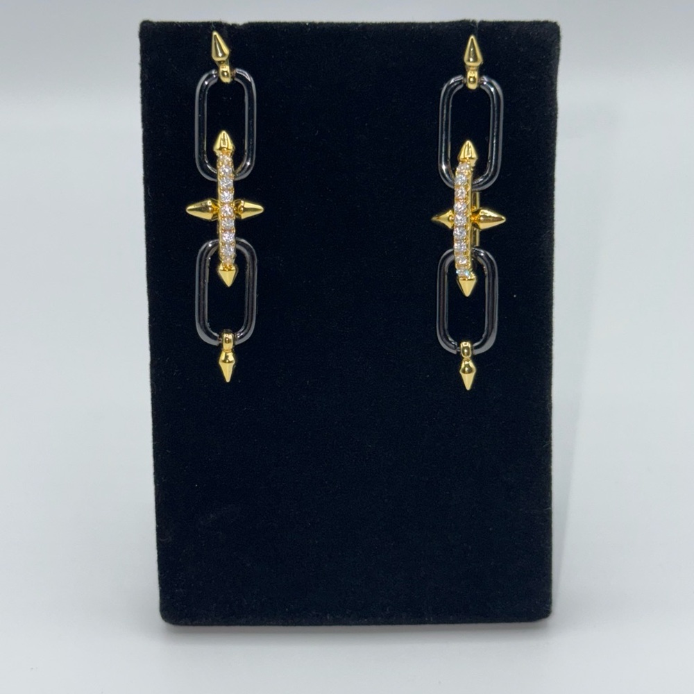 Titan Dangle Earrings - Picture 6 of 11